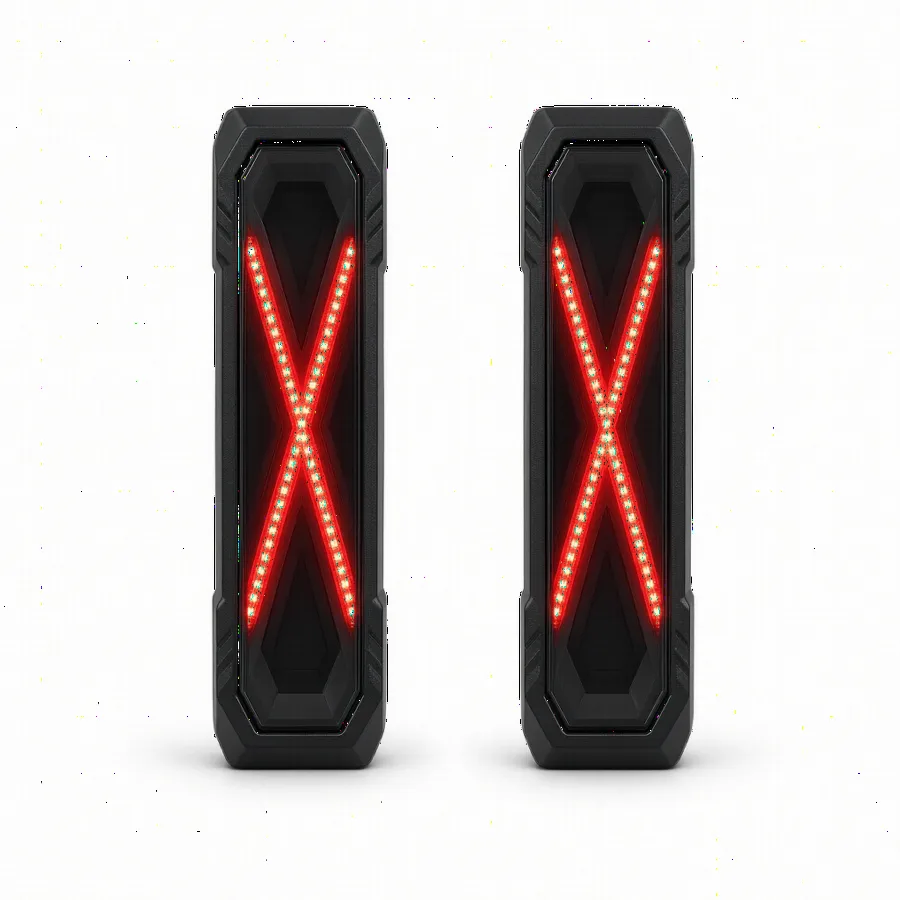 Rubicon X-Style Black Tail Lights